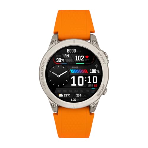 Watchmark - Smartwatch Gps Watch Arancione, 45X45 Mm