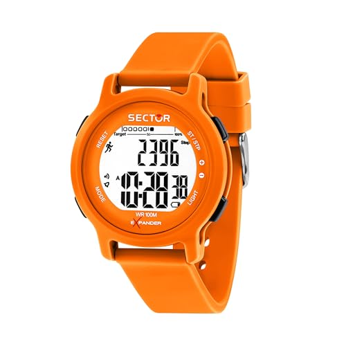 Sector No Limits Orologio Uomo, Digitale, 43 Mm, Collezione Ex-27, Silicone, Idee Regalo Amico, Papà
