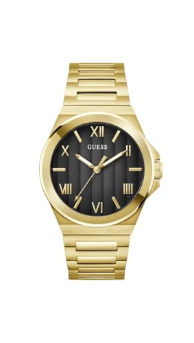 Guess Br Gld Cs W/P Gld Tr/Grigio Sfumato E Nero Dl/Br/P Gld Brct, Nero