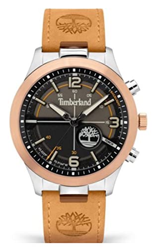 Timberland Orologio Analogueico Quarzo Uomo Con Cinturino In Pelle Tdwga2103302