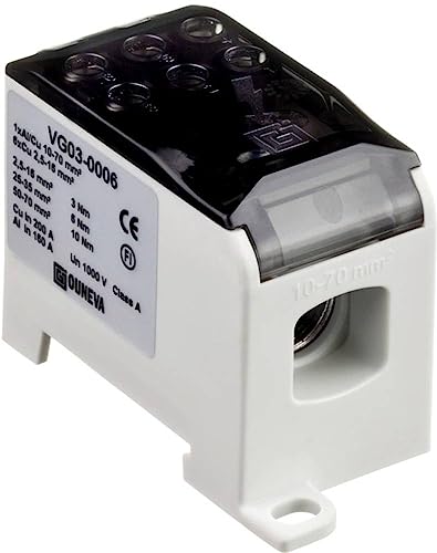 Ouneva Group Vg03-0006 Verteilerblock Schrauben Grigio 1 Pezzo