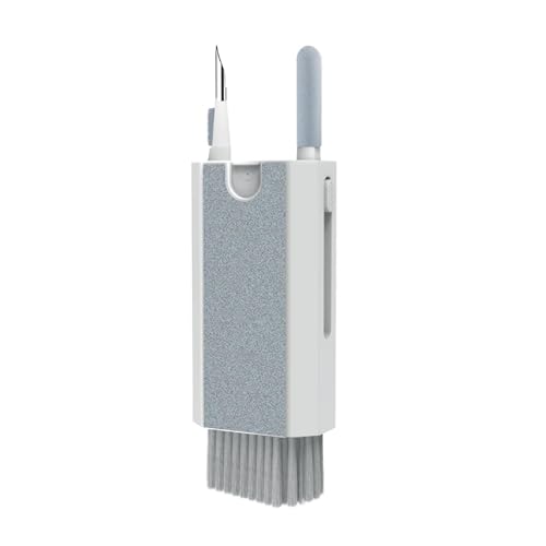 Celly, Kit Pulizia 8 In 1, Compatto Con 8 Accessori, 2 Spazzole, 1 Nebulizzatore, 1 Panno In Microfibra, 1 Punta Di Rimozione Dello Sporco, 1 Chiave I