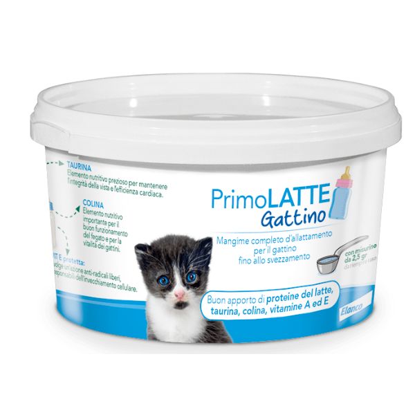 Elanco primolatte gattino mangime in polvere - 200 gr - spedizione gratis 1° ordine + scegli lo sconto bzr5 / bzr20