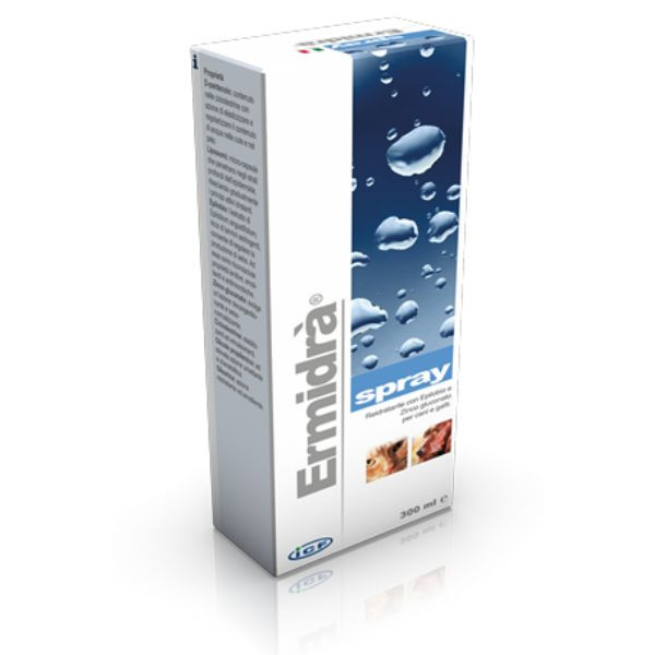 Ermidrà spray idratante anti secchezza icf per cani e gatti - 300 ml - spedizione gratis 1° ordine + scegli lo sconto bzr5 / bzr20