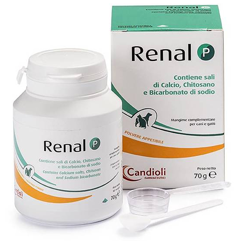 Candioli pharma renal p polvere riduzione fosforo - 70 g - spedizione gratis 1° ordine + scegli lo sconto bzr5 / bzr20