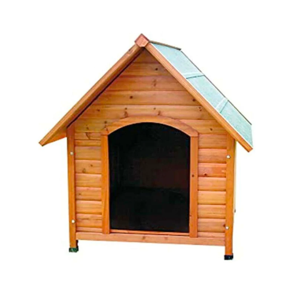 Cuccia per cani in legno da esterno chalet croci - large: 84x101x86 cm - cucce per cani da esterno - spedizione gratis 1° ordine + scegli lo sconto bz