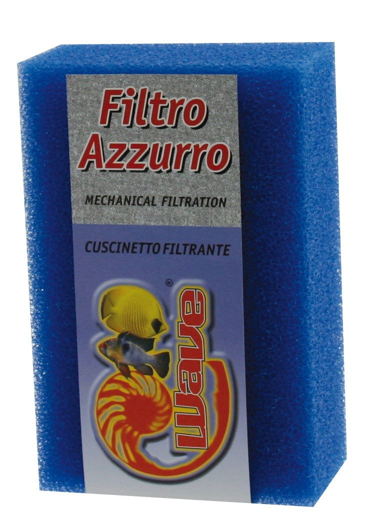Spugna filtrante amtra - blu - 0,18 x 0,12 x 0,06 m - media - biocell foam - spedizione gratis 1° ordine + scegli lo sconto bzr5 / bzr20