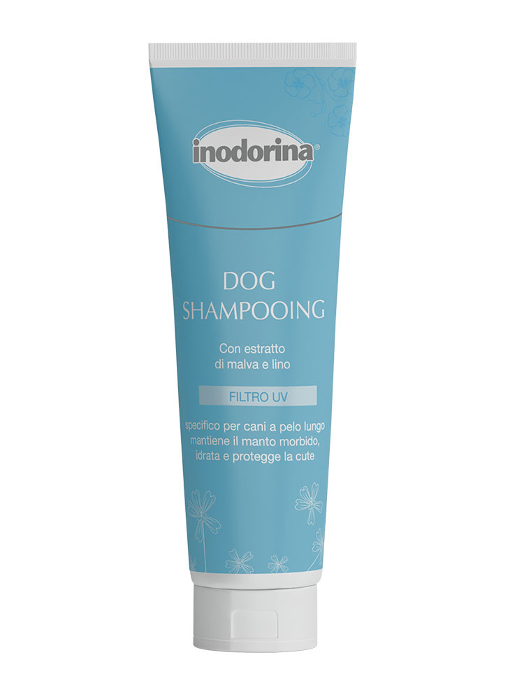 Inodorina dog shampooing shampoo per cani con filtro uv - 250 ml - pelo lungo - spedizione gratis 1° ordine + scegli lo sconto bzr5 / bzr20
