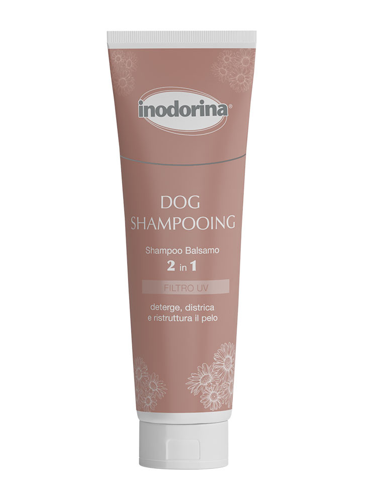 Inodorina dog shampooing shampoo per cani con filtro uv - 250 ml - shampoo 2 in 1 - spedizione gratis 1° ordine + scegli lo sconto bzr5 / bzr20