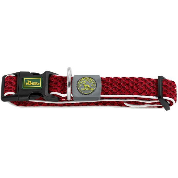 Collare per cani hilo vario-basic hunter - rosso - s/m - spedizione gratis 1° ordine + scegli lo sconto bzr5 / bzr20