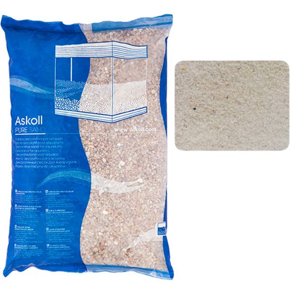 Pure sand sabbia decorativa naturale per acquari askoll - modello starlight bianco - granulometria 0,1/0,3 mm - sacco da 4 kg - spedizione gratis 1° o