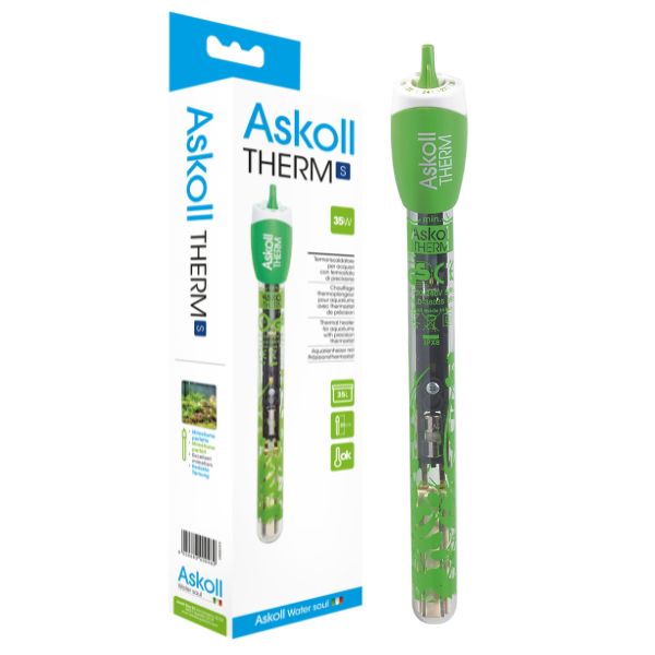 Termoriscaldatore per acquari therm askoll - modello s - lunghezza 23 cm - spedizione gratis 1° ordine + scegli lo sconto bzr5 / bzr20