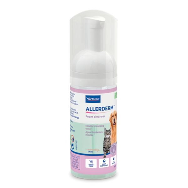 Virbac allerderm foam soluzione micellare - 100 ml - spedizione gratis 1° ordine + scegli lo sconto bzr5 / bzr20