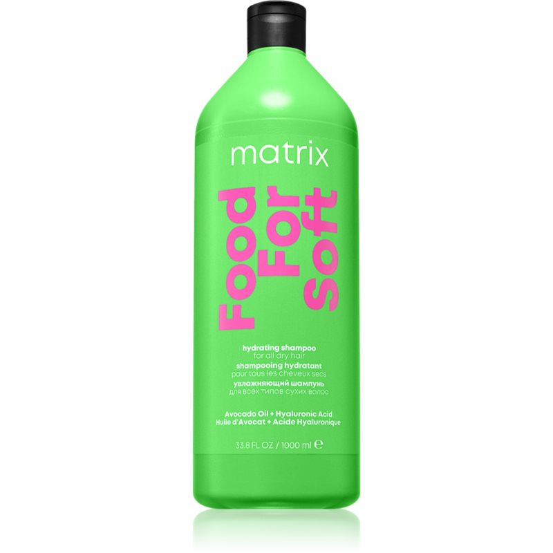 Matrix Food For Soft Shampoo Idratante Con Acido Ialuronico 1000 Ml