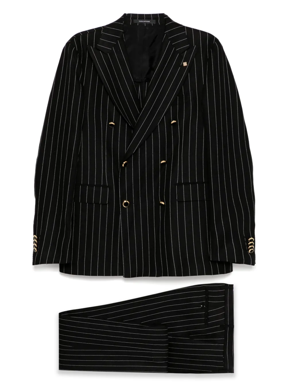 Tagliatore double-breasted suit - Nero