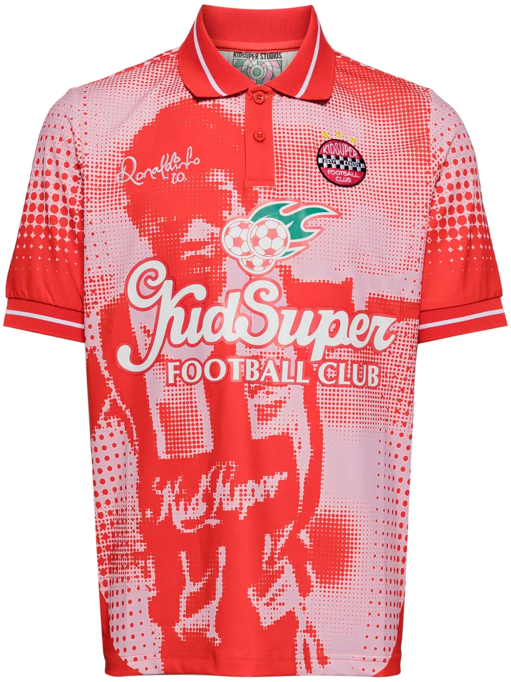 KidSuper Camicia x Ronaldinho - Rosso