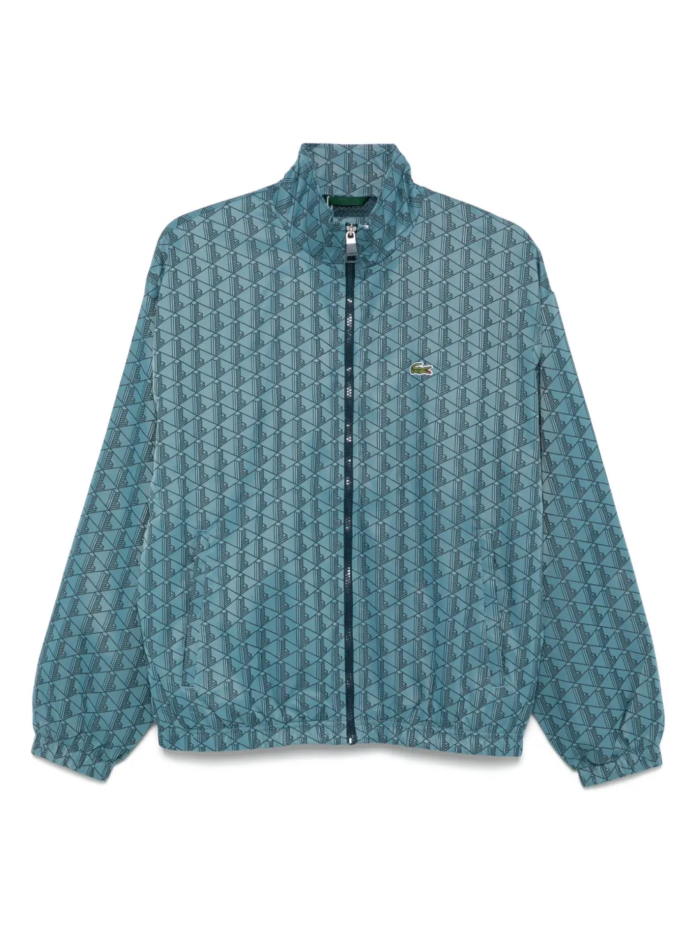 Lacoste monogram track jacket - Blu