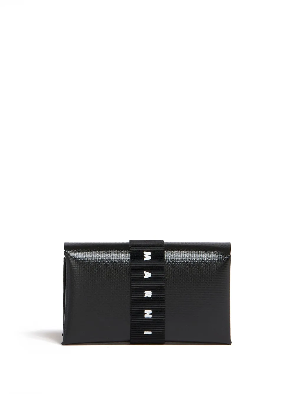 Marni Portafoglio tri-fold con logo - Nero