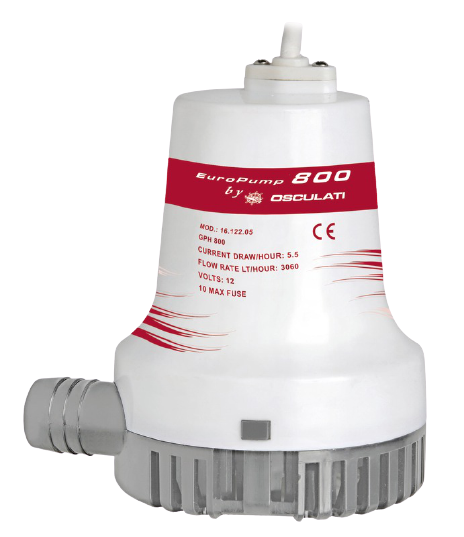 Pompa di sentina Osculati Europump II 800 12 V 51 L/min