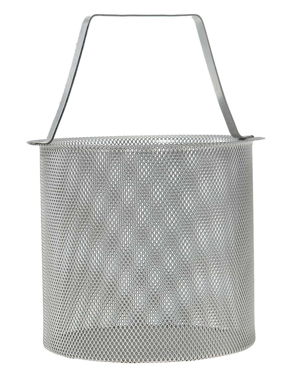 Cestello in acciaio inox per filtro depurazione acqua "Mediterraneo" : Altezza (mm) - 150
