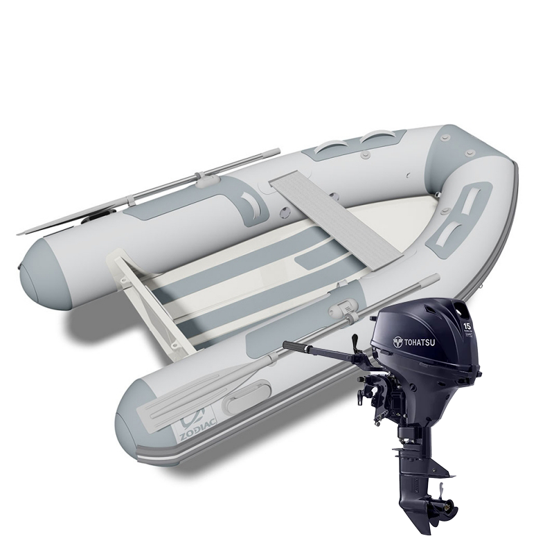 Tender Zodiac Cadet 300 Rib Alu + motore fuoribordo Tohatsu : Modello motore - MFS15 S