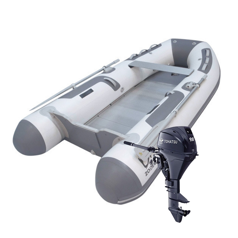 Tender Zodiac Cadet 350 Alu + motore fuoribordo Tohatsu : Modello motore - MFS9.8 EFS
