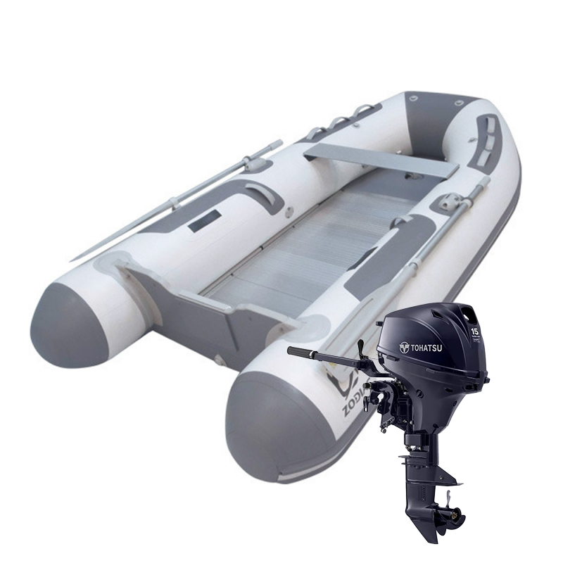 Tender Zodiac Cadet 350 Alu + motore fuoribordo Tohatsu : Modello motore - MFS15 EFS
