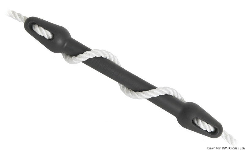 Ammortizzatore ormeggio in gomma Compensator 332 mm. per cime Ø10-12 mm. - Unimer