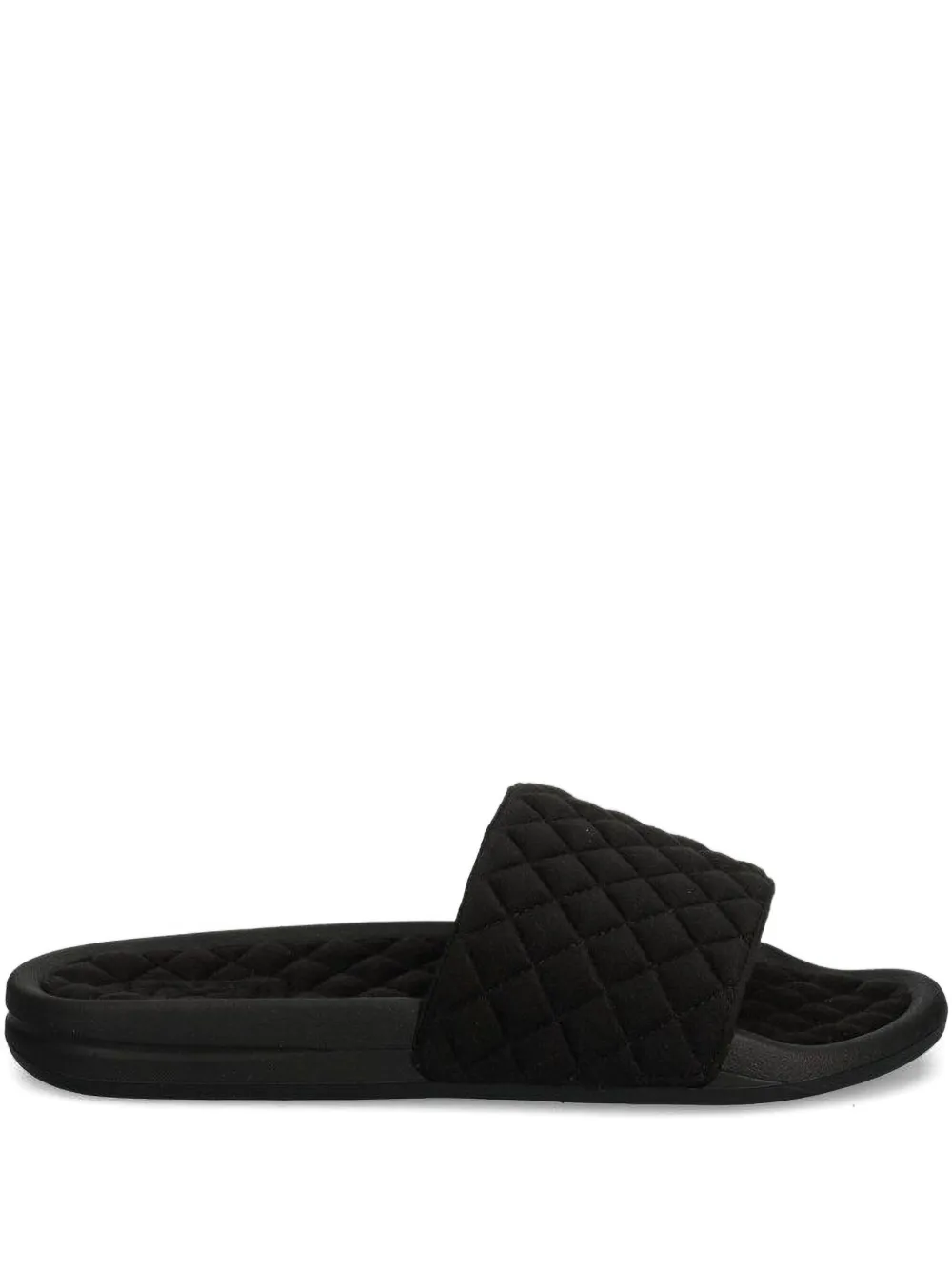 APL: ATHLETIC PROPULSION LABS quilted slide sandals - Nero