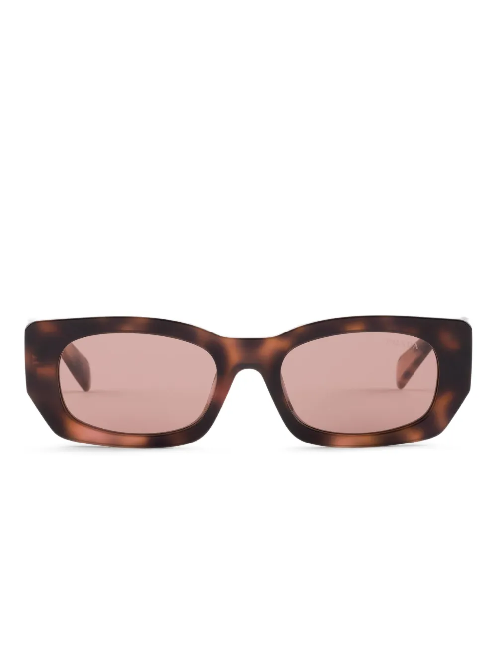 Prada Eyewear rectangle-frame sunglasses - Marrone