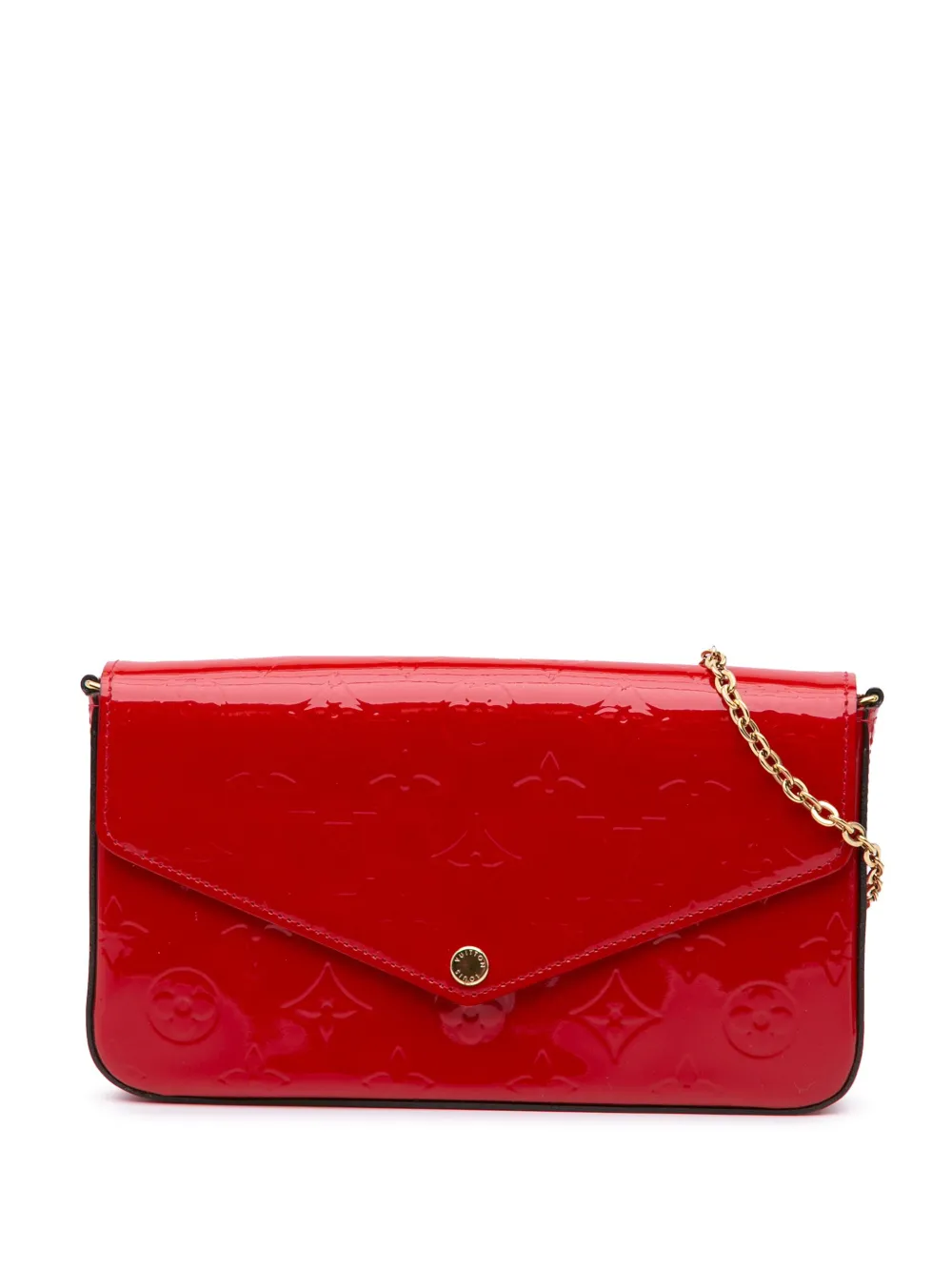 Louis Vuitton Pre-Owned 2016 Monogram Vernis Pochette Felicie crossbody bag - Rosso