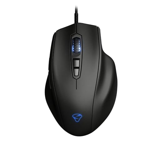 Mionix Naos Pro - Mouse Da Gioco Con Sensore Ottico 1900Dpi, Cavo Da 1,8 M, Nero (Naos-Pro), Taglia Unica