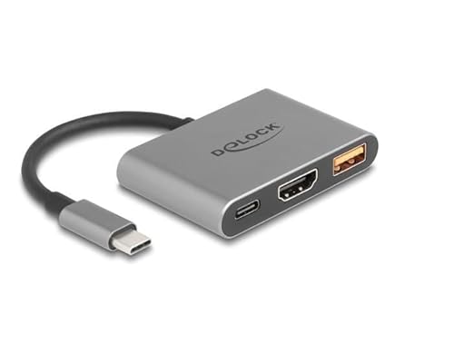 Delock Usb Type-C Adattatore A Hdmi 4K 30 Hz Con Usb Typ-A