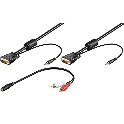Delock 84452 Cavo E Adattatore Video 2 M Vga (D-Sub) + 3.5Mm Nero