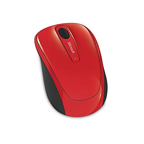 Microsoft - Mouse Wireless 3500 Usb, Colore: Rosso