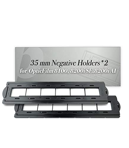 Plustek 2 Supporti Per Pellicole Da 35 Mm (Negativi), Solo Per L'Uso Della Serie Opticfilm 72~83 (8100 & 8200I & 8300I)