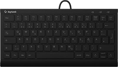 Keysonic Tas Ksk-5011Elc (De) Mini Con Tastierino Numerico, Nero