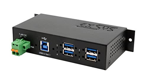 Exsys Ex-1185Hmvs Hub Di Interfaccia 5000 Mbit/S Nero