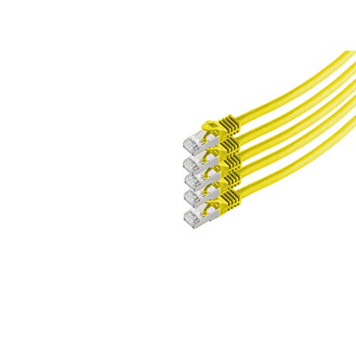 S-Conn Cat. 7 S/Ftp 0.25 M Cavo Di Rete 0,25 M Cat7 S/Ftp (S-Stp) Giallo