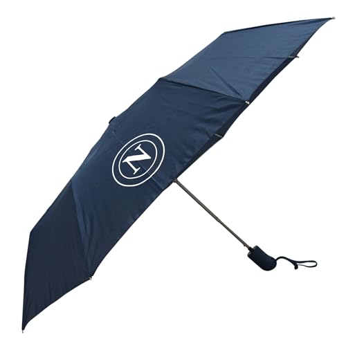 Ssc Napoli Blu Navy, Ombrello Tascabile Unisex Adulto, Taglia Unica
