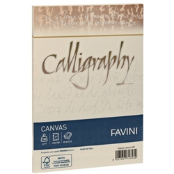 Buste canvas Calligraphy Favini - 12x18 cm - avorio - conf. 25
