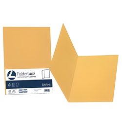 Cartelline Luce & Acqua Favini- giallo oro - conf. 50