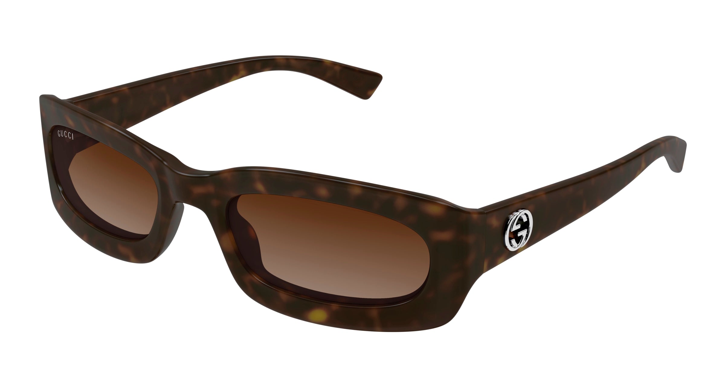 Gucci Uomo Gg1786S 002 Occhiali Da Sole Iniettato Havana Marrone Rotonda