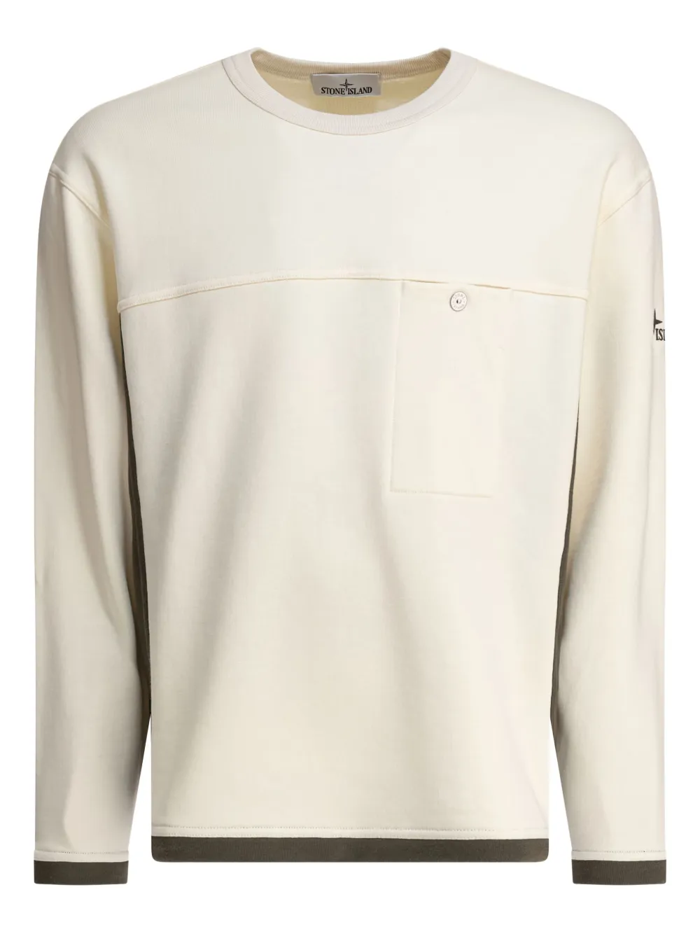Stone Island panelled long-sleeve top - Toni neutri