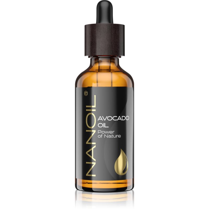 Nanoil Avocado Oil Olio Di Avocado Per Viso, Corpo E Capelli 50 Ml