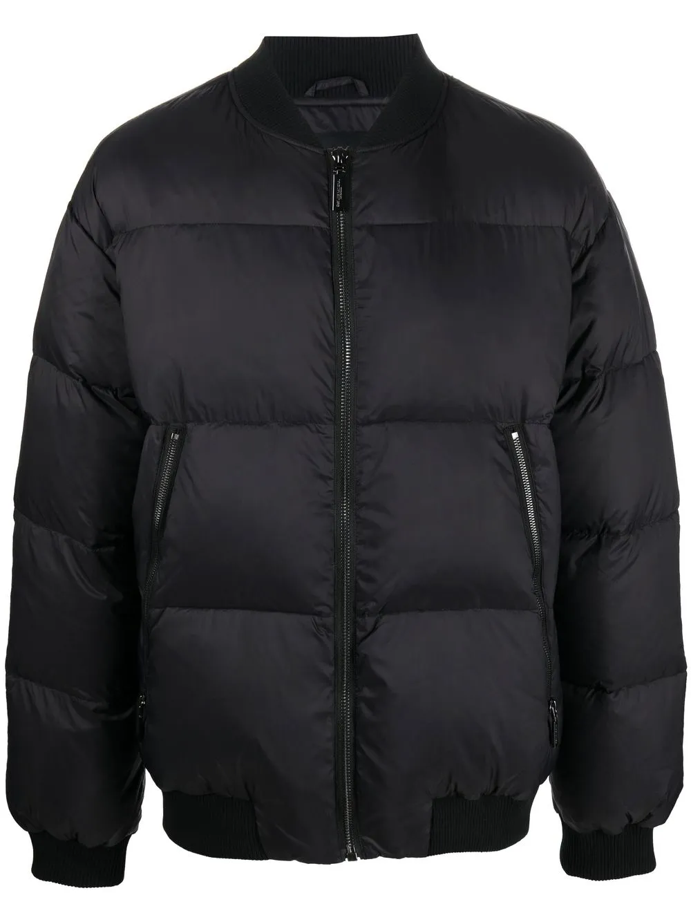 costume national contemporary Piumino con zip - Nero