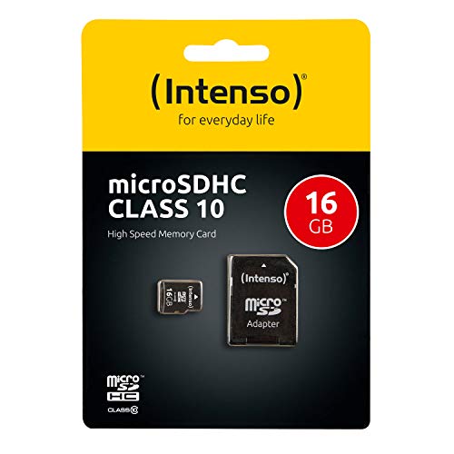 Intenso 3413470 Micro Sd Clase 10 16Gb C/Adapt
