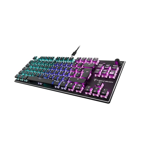 Turtle Beach Vulcan Tkl Tastiera Meccanica Da Gioco Per Pc Titan Switch Con Illuminazione Aimo Rgb E Copertura In Alluminio Anodizzato