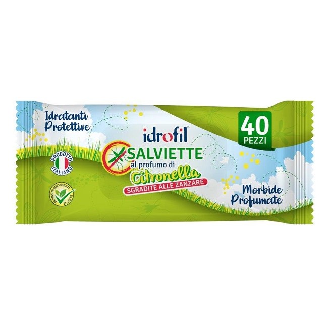Idrofil - Idrofil Salviettine Citronella 40 Pezzi