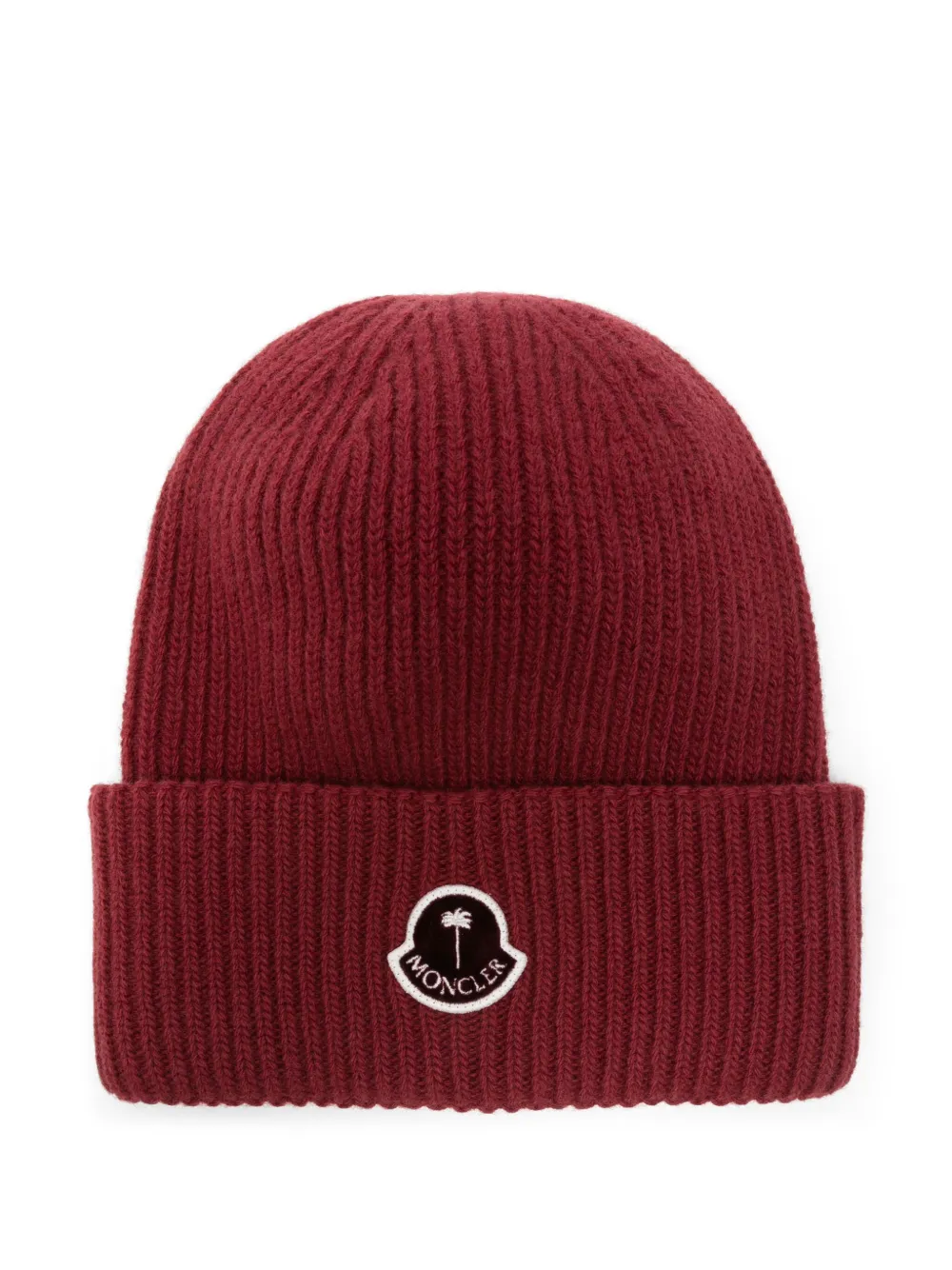Palm Angels x Moncler Berretto in tricot - Rosso